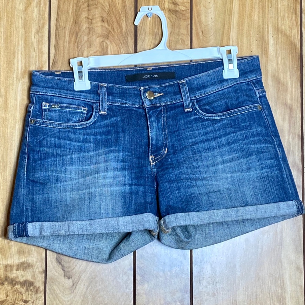 Joe’s Jeans Allison Wash Rolled Denim Shorts